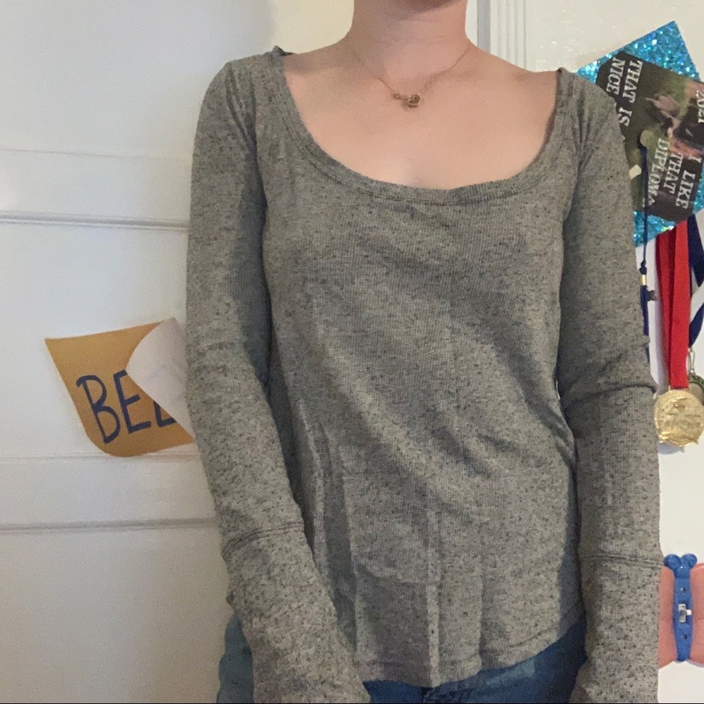 BDG wide neck long sleeve
